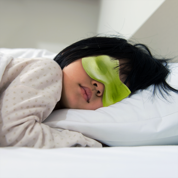 3-in-1 Sleep Mask, Lime.
