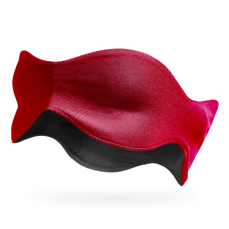 3-in-1 Sleep Mask, Red.